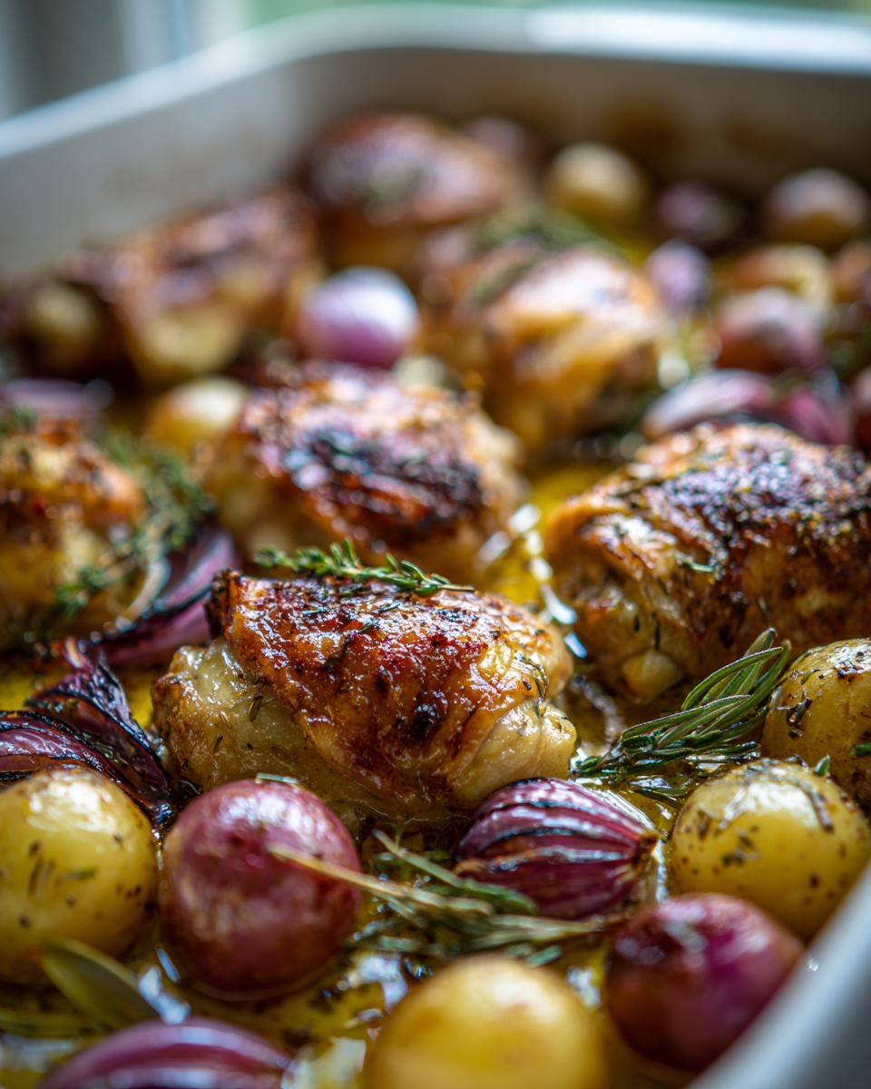 Delicious: 1 One-Pan Chicken & Potato Bake Recipe 4 One-Pan Chicken & Potato Bake (No Rice) - detail 1