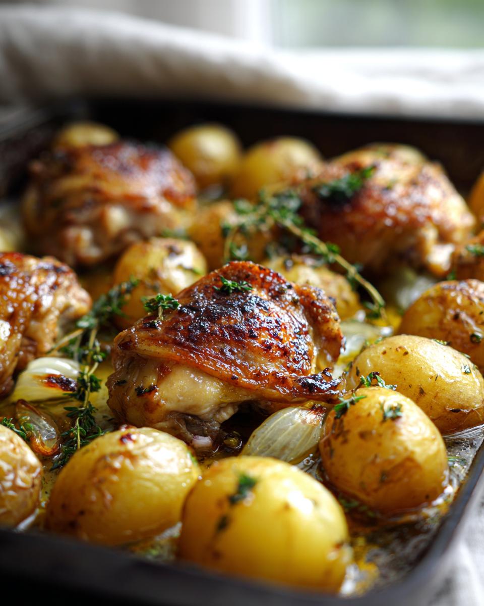 Delicious: 1 One-Pan Chicken & Potato Bake Recipe 5 One-Pan Chicken & Potato Bake (No Rice) - detail 2