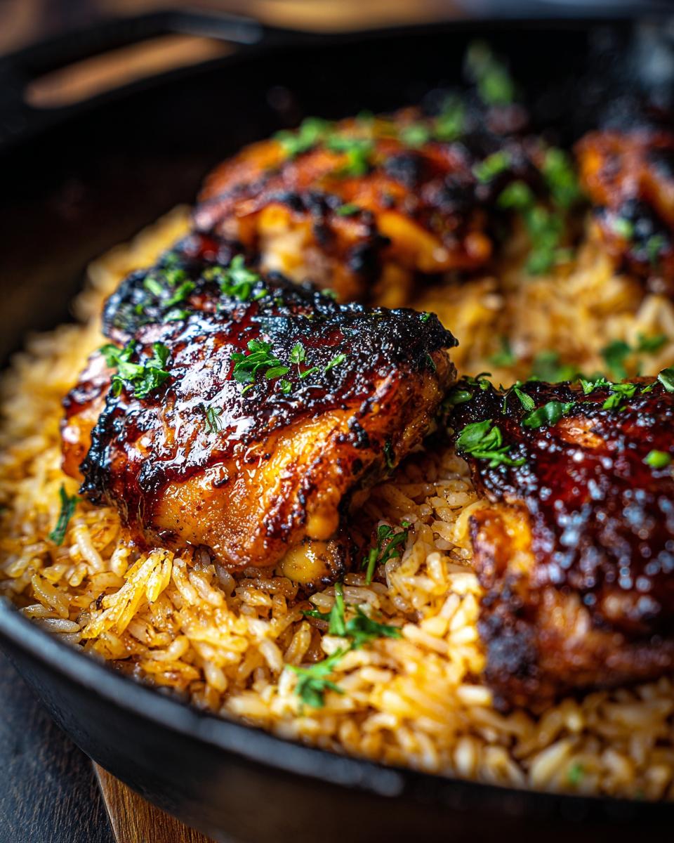 Unbelievable! One-Pan Honey BBQ Chicken Rice in 45 Mins! 5 One-Pan Honey BBQ Chicken Rice A Comfort Meal You Will Make Often - detail 2