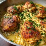 One-Pan Lemon Chicken & Orzo (No Cream)