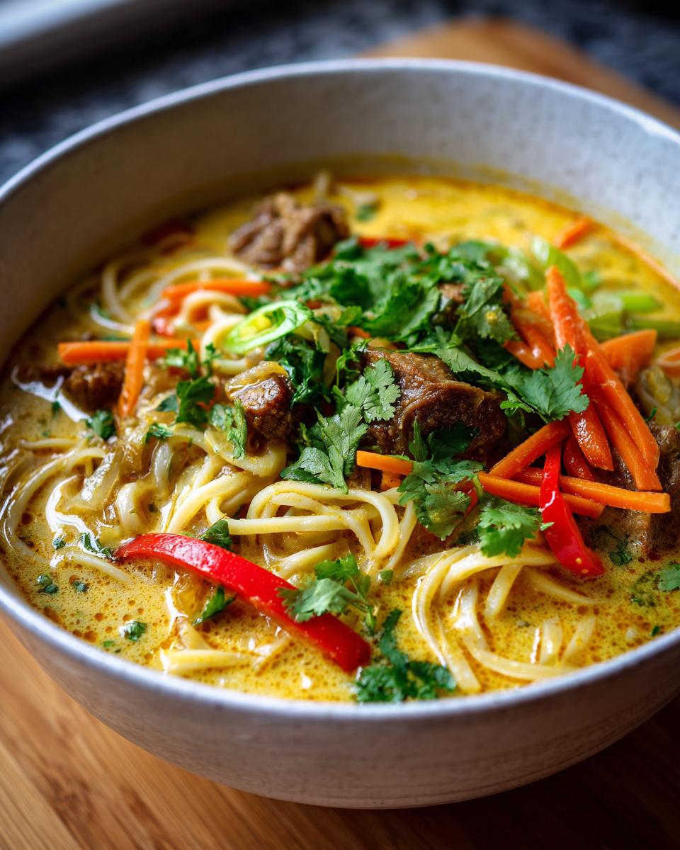 Unforgettable: 30-Min One-Pot Creamy Curry Noodle Soup 4 One-Pot Creamy Curry Noodle Soup - detail 1