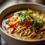 One-Pot Creamy Curry Noodle Soup
