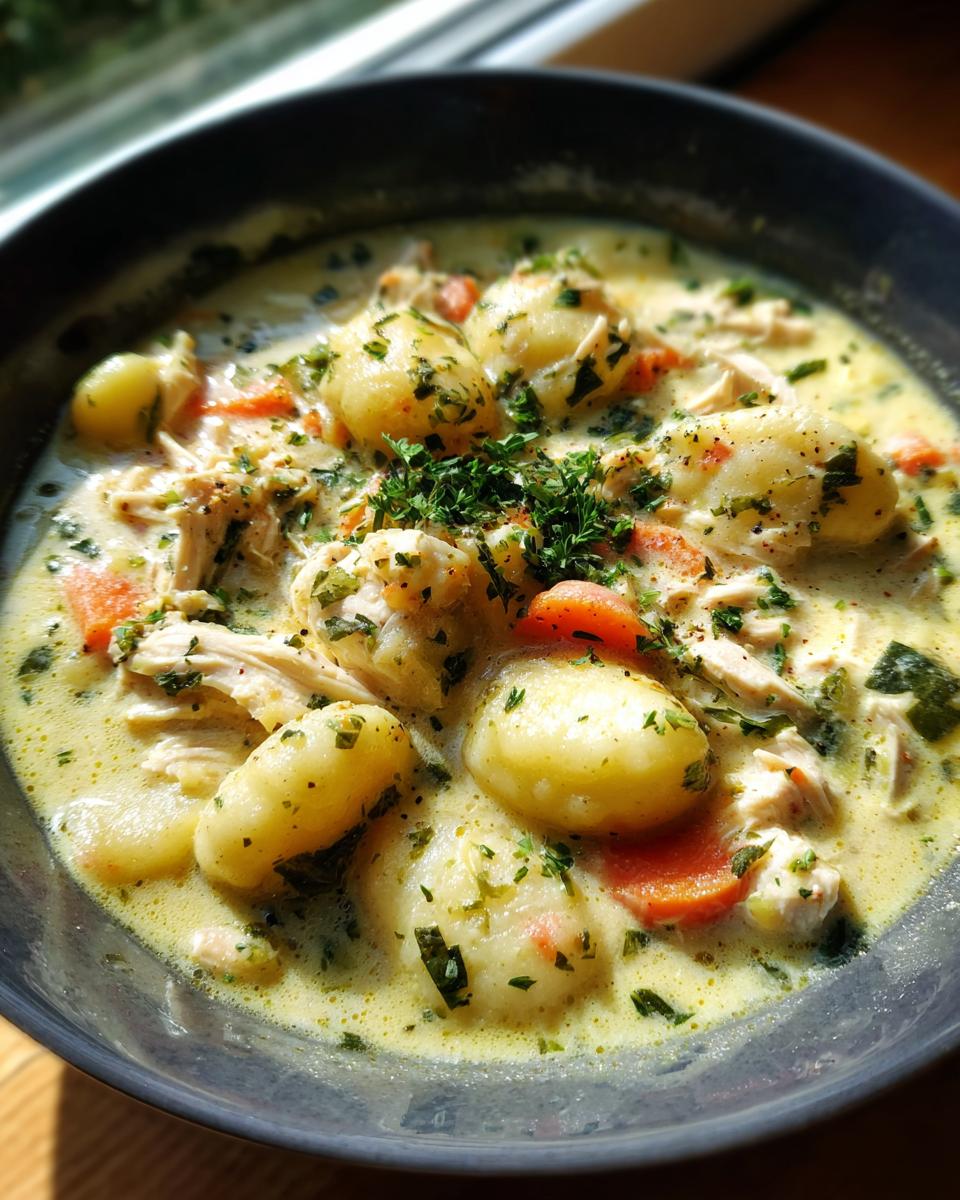 One Pot Gnocchi Chicken Pot Pie - detail 2