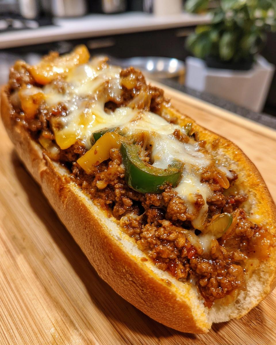 PHILLY CHEESESTEAK SLOPPY JOES - detail 1