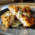 Make Parmesan Crusted Chicken in 45 Mins! 7 Parmesan Crusted Chicken with Creamy Garlic Sauce – Easy Family Dinner Recipe