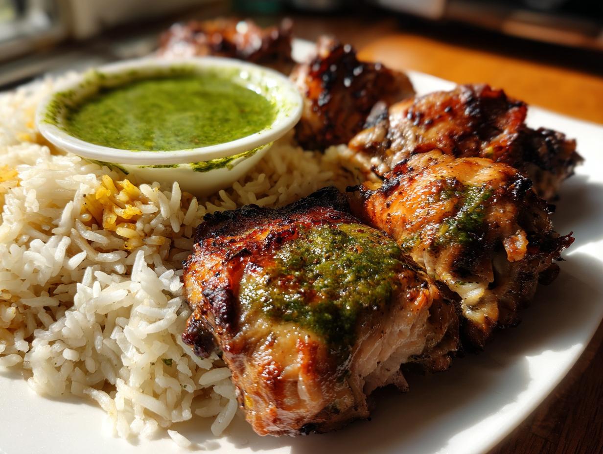 Peruvian Chicken and Rice with Green Sauce is a complete meal that's loaded with incredible flavor! Marinated ch‚Ä¶ | Chicken dishes recipes, Recipes, Poultry recipes - detail 1