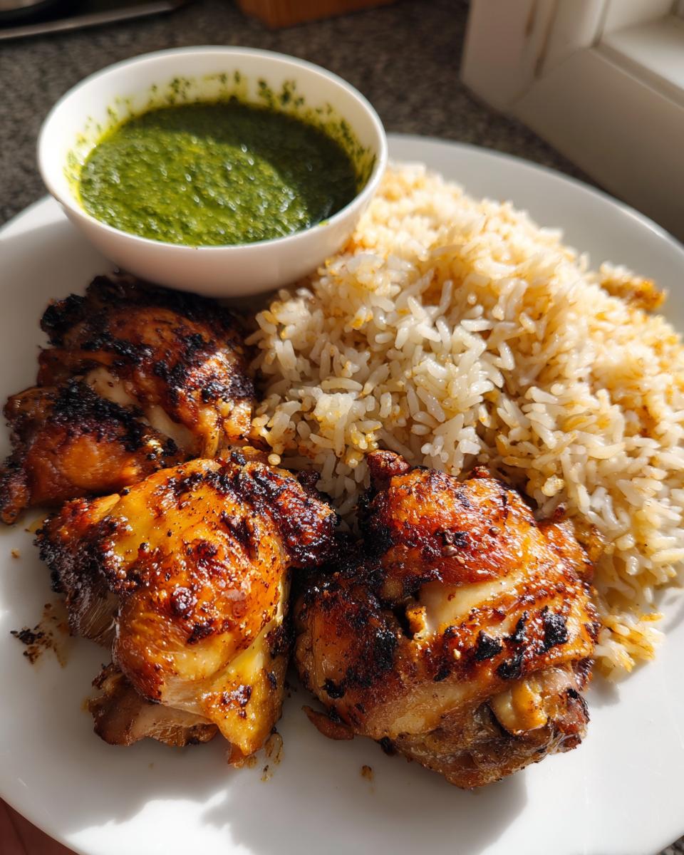 Peruvian Chicken and Rice with Green Sauce is a complete meal that's loaded with incredible flavor! Marinated ch‚Ä¶ | Chicken dishes recipes, Recipes, Poultry recipes - detail 2