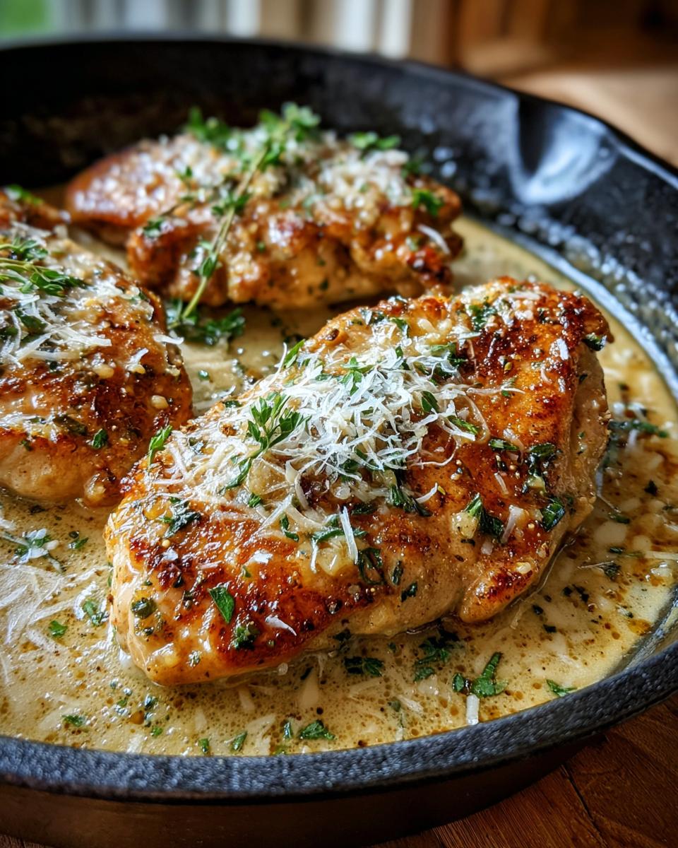Quick Creamy Garlic Chicken Skillet: 35-Min Delight! 4 Quick Creamy Garlic Chicken Skillet - detail 1