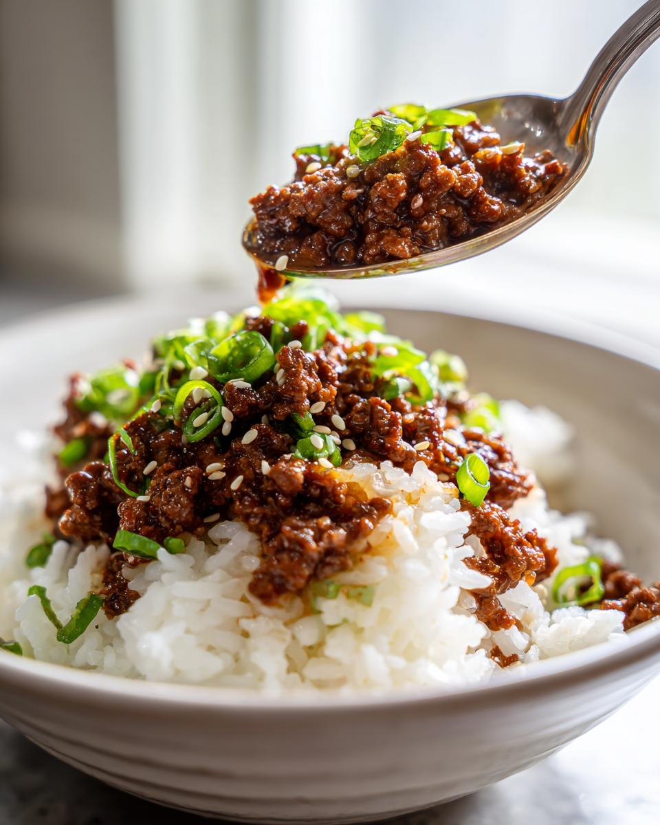 Quick & Easy Korean Ground Beef Bowl: 30-Min Win! 5 Quick & Easy Korean Ground Beef Bowl – Better Than Takeout! - detail 2
