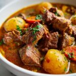Easy 3-Step Slow Cooker Beef & Potatoes! 7 Slow Cooker Beef & Potatoes (No Casserole)