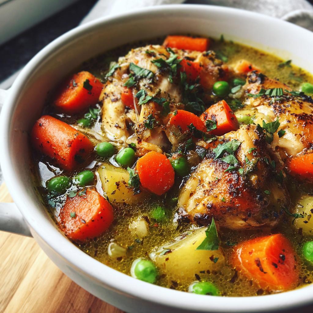 Slow Cooker Chicken Stew Recipe - detail 1