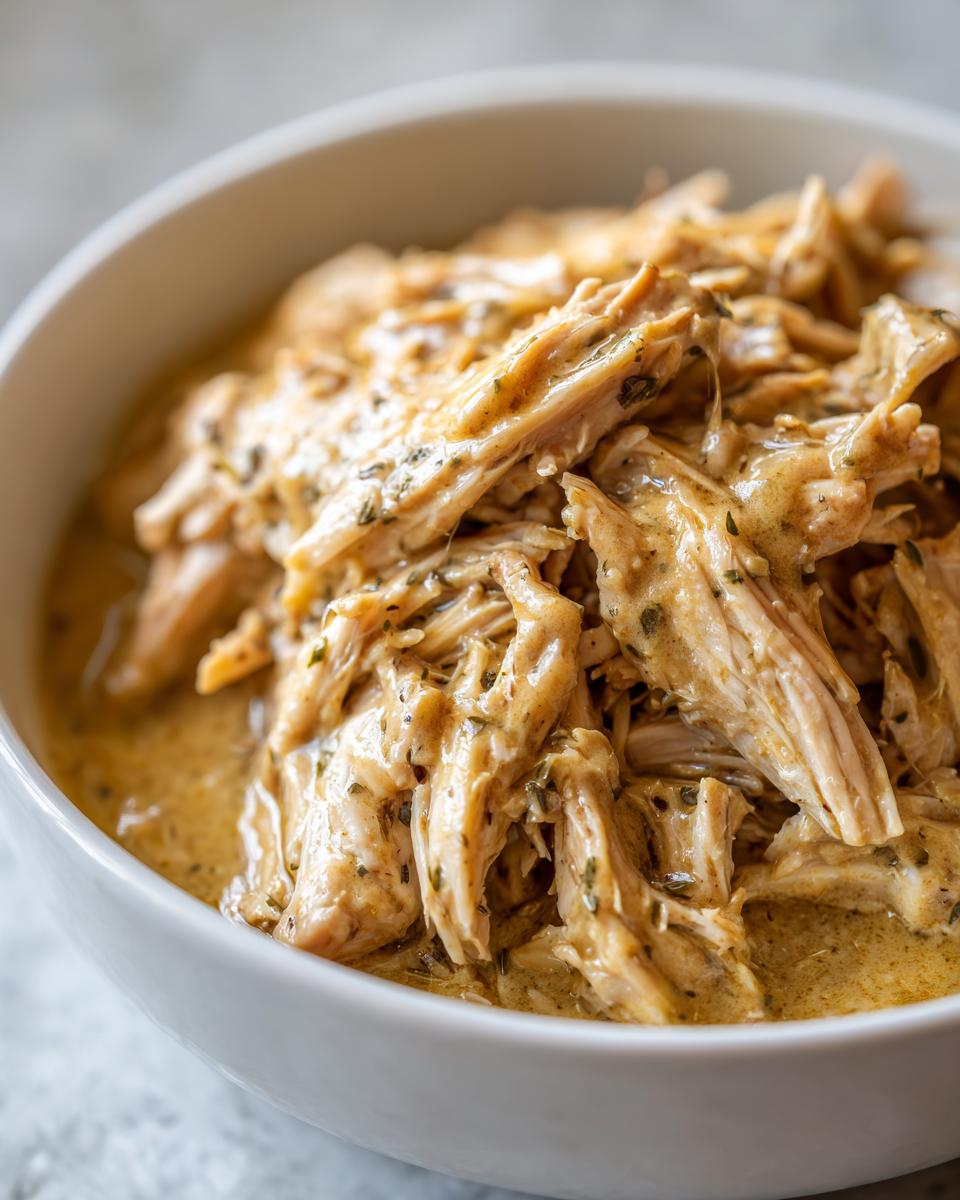 Irresistible 1-Pot Slow Cooker Chicken and Gravy Recipe 4 Slow Cooker Chicken and Gravy - An Organized Chaos - detail 1