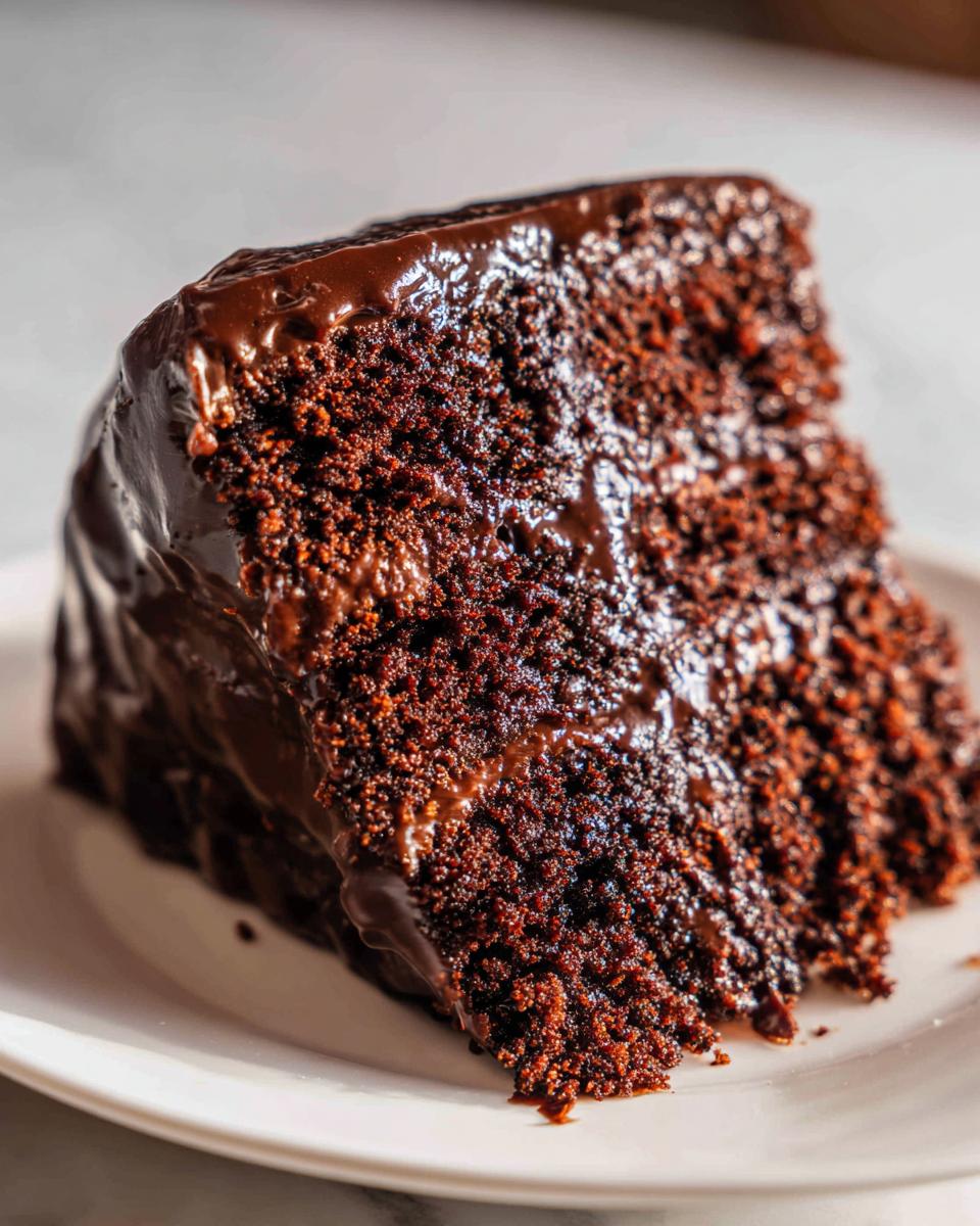 Sourdough Discard Chocolate Cake (One Bowl Recipe) - detail 1