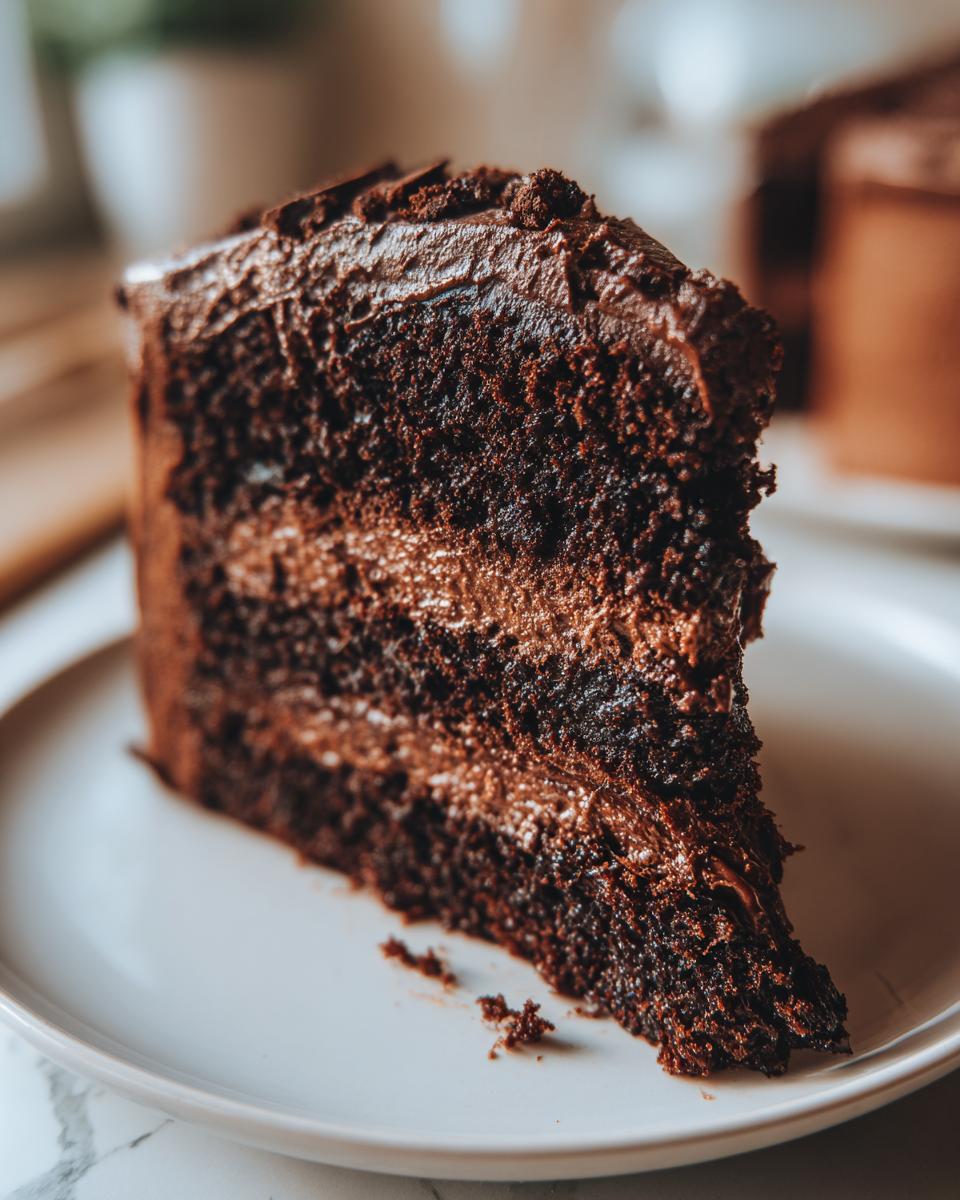 Sourdough Discard Chocolate Cake (One Bowl Recipe) - detail 2