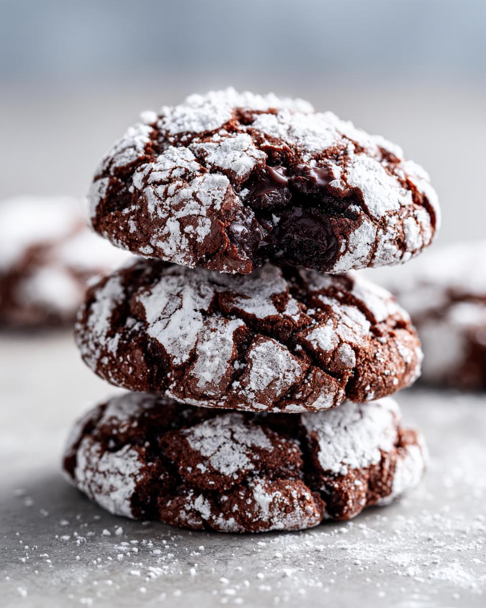 Sourdough Discard Chocolate Crinkle Cookies to Remember! 4 Sourdough Discard Chocolate Crinkle Cookies - detail 1