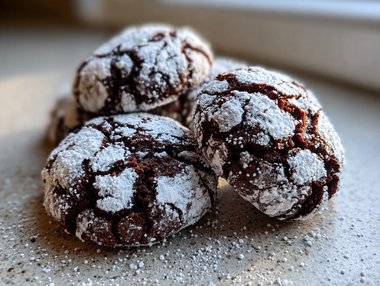 Sourdough Discard Chocolate Crinkle Cookies to Remember! 5 Sourdough Discard Chocolate Crinkle Cookies - detail 2