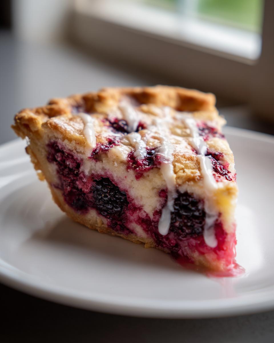 Blackberry Lemonade Pie - detail 1