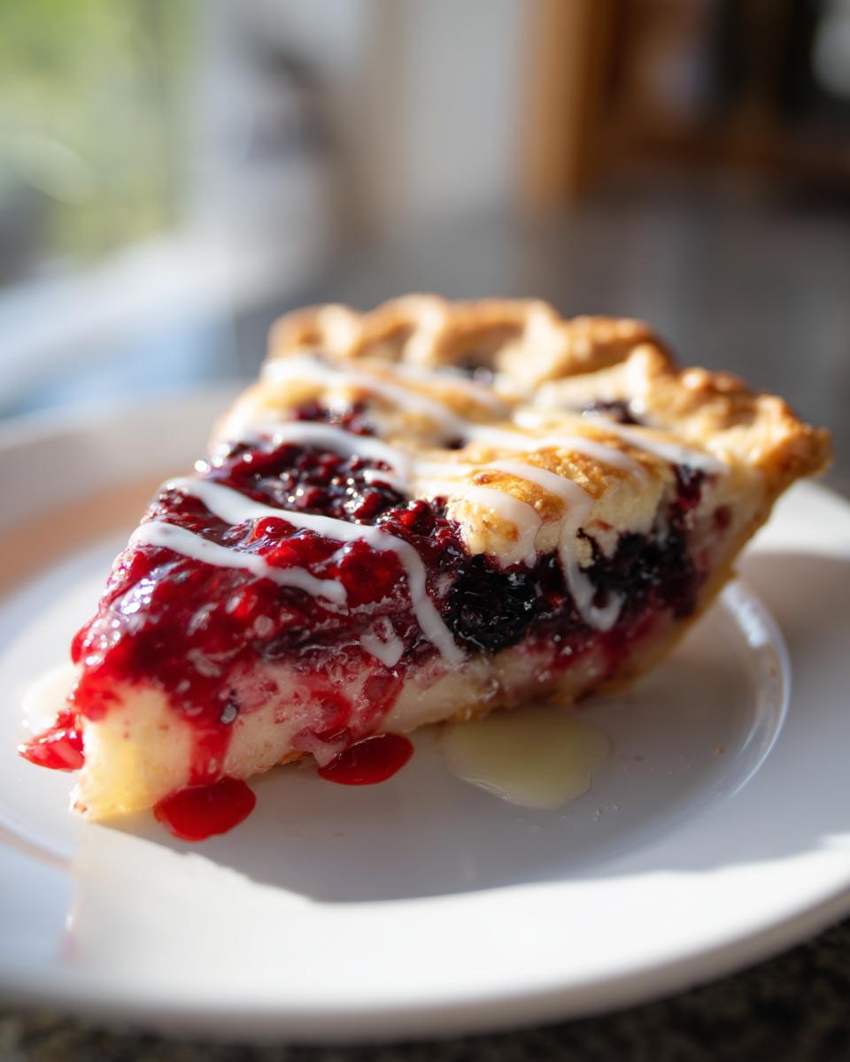 Blackberry Lemonade Pie - detail 2