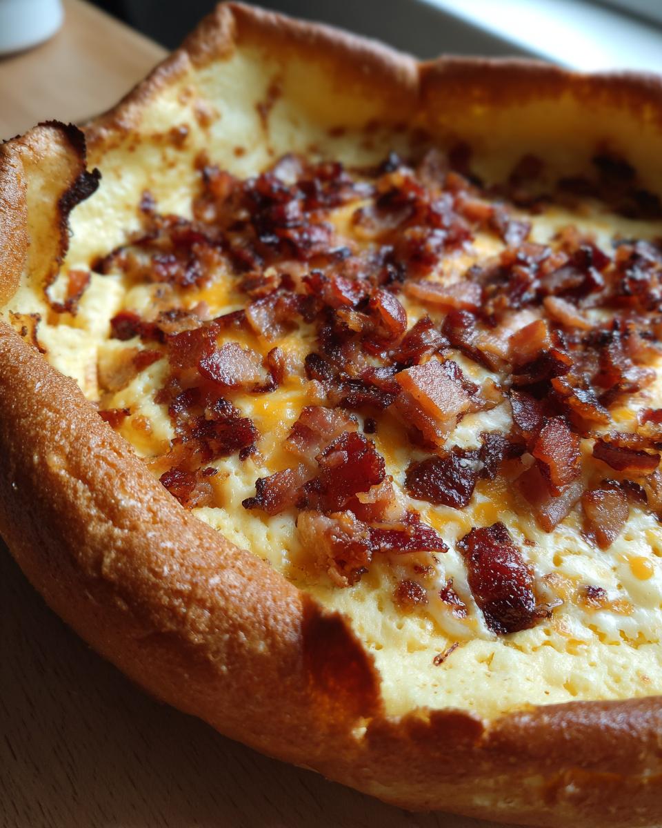 Cheddar Bacon Dutch Baby - detail 1