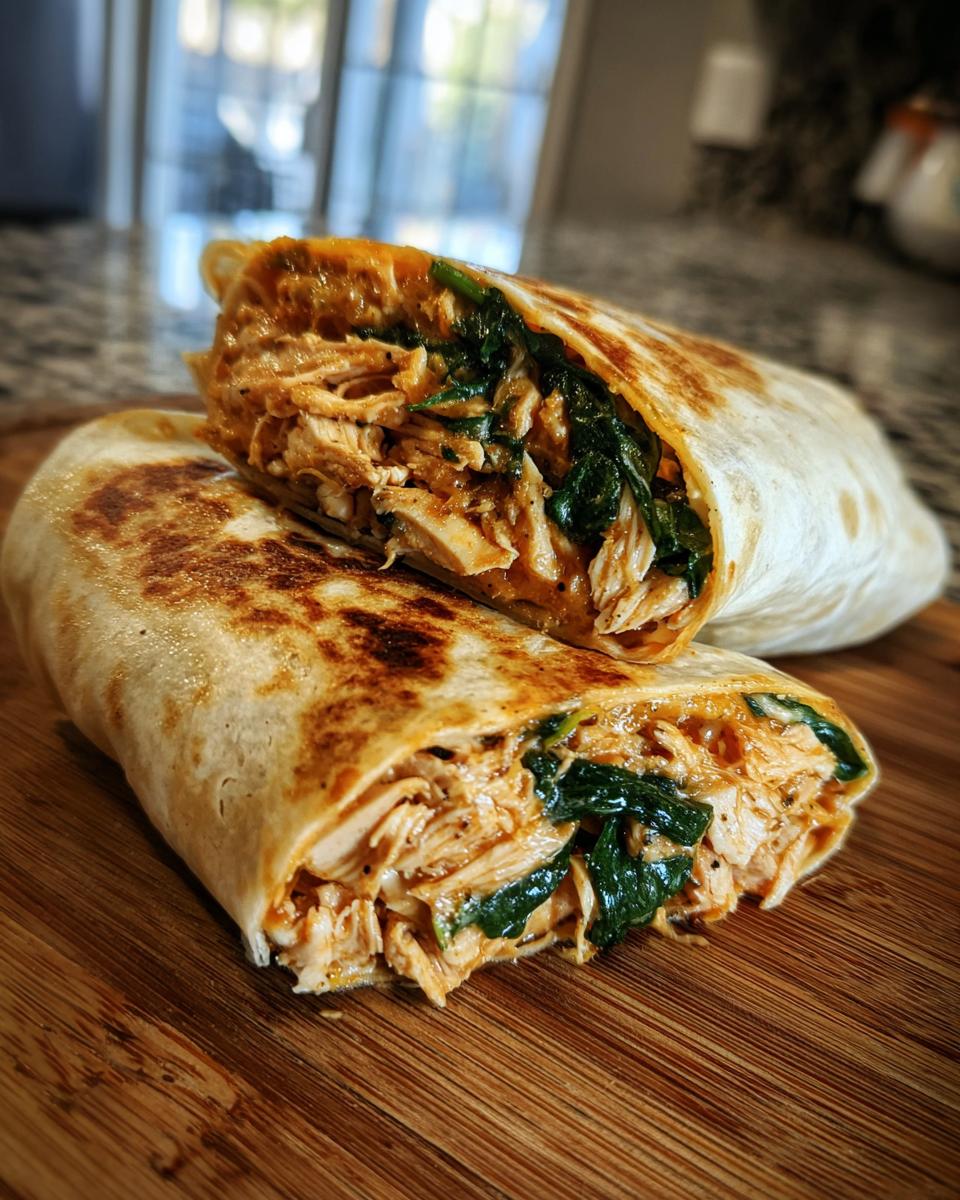 10-Minute Recipe: Amazing Cheesy Garlic Chicken Wraps! 5 Cheesy Garlic Chicken Wraps | Quick Low Carb Delight - detail 2