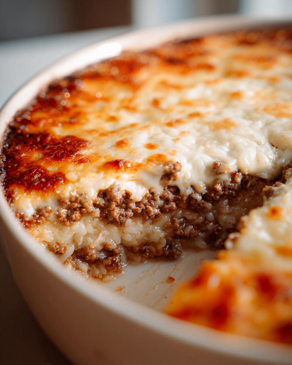 Unbelievable! 1-Hour Cheesy Ground Beef and Rice Casserole 5 Cheesy Ground Beef and Rice Casserole - detail 2