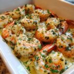 Cheesy, buttery, garlicky shrimp that disappears in seconds