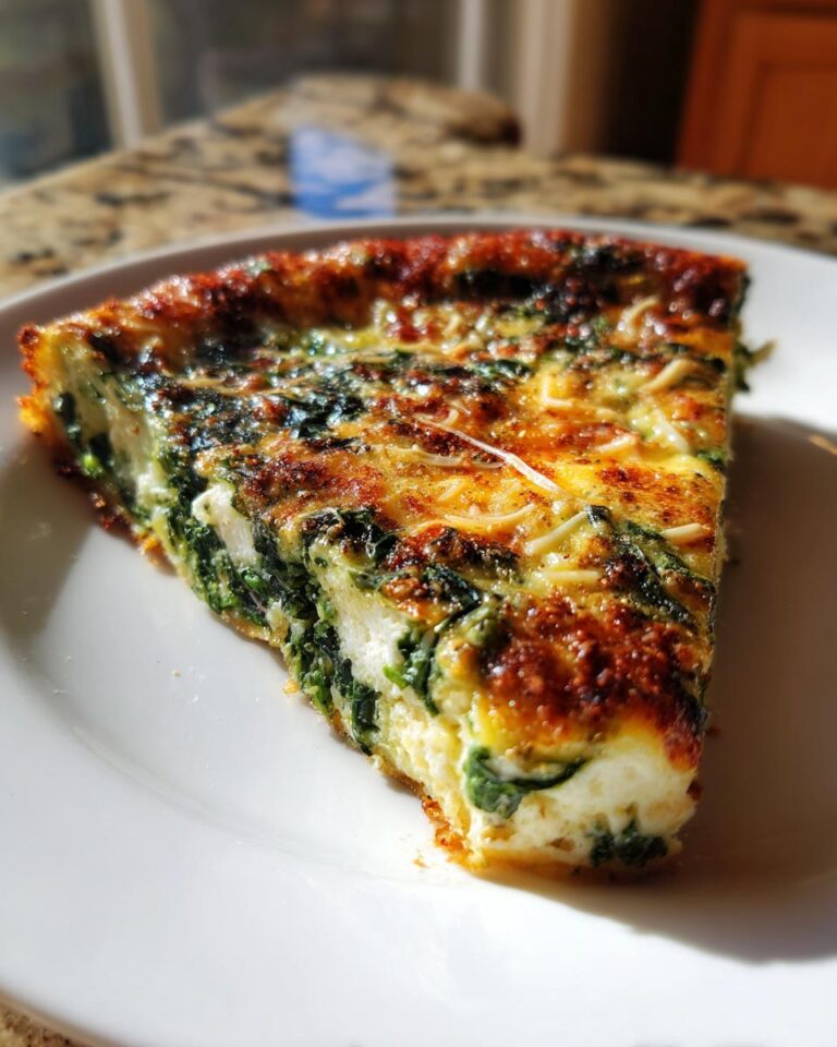 Cottage Cheese and Spinach Crustless Quiche for Effortless Brunch