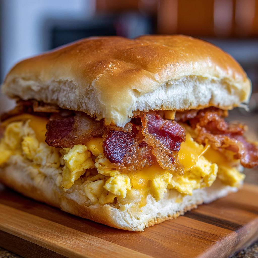 **Crack Breakfast Sliders (Bacon): 1 Recipe, Infinite Yum!** 5 Crack Breakfast Sliders (Bacon Egg & Cheese) - Plain Chicken - detail 2