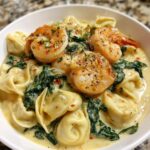 Creamy Shrimp and Spinach Tortellini
