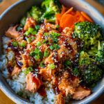 Crispy Salmon and Rice Bowl - CookTune