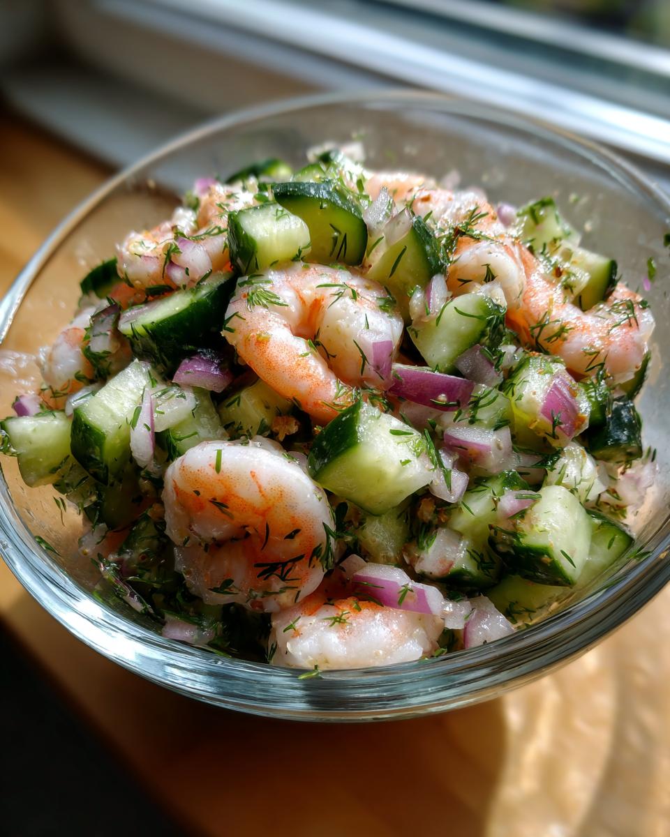 Cucumber Shrimp Salad - detail 1