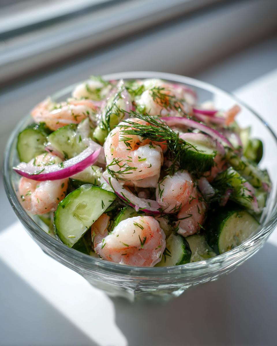 Cucumber Shrimp Salad - detail 2