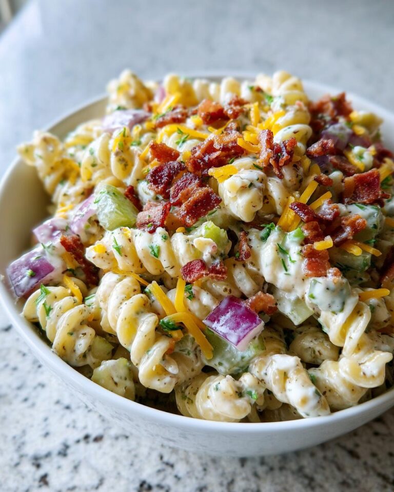 Dill Pickle Pasta Salad