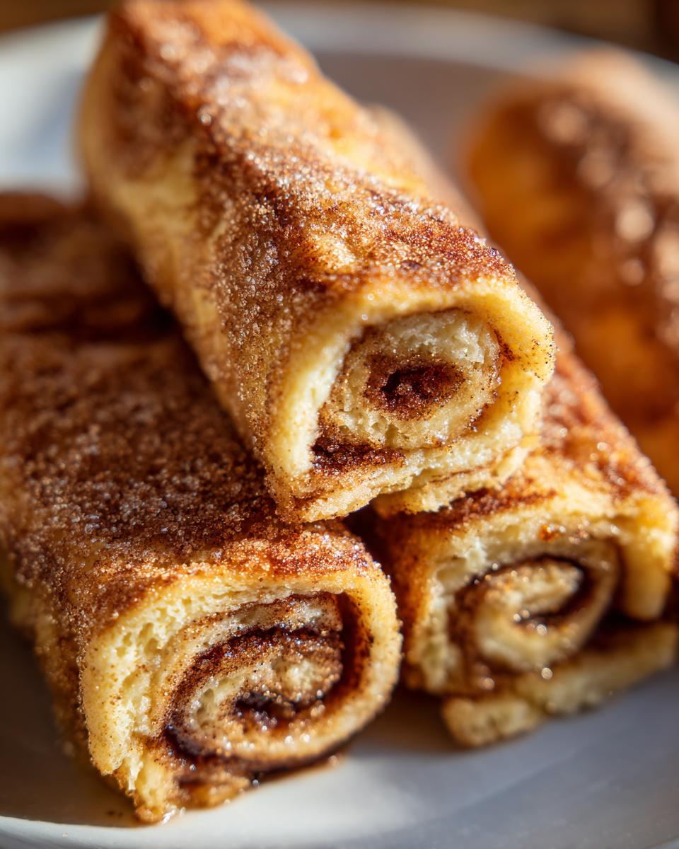 Make 10: Easy Cinnamon Sugar French Toast Perfection! 4 Easy Cinnamon Sugar French Toast Roll-Ups: Perfect Breakfast! - detail 1