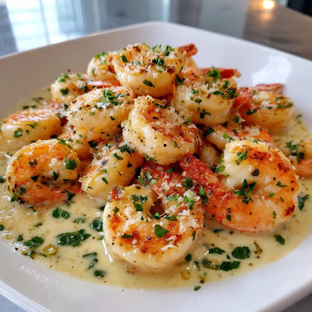 15-Min: Easy Creamy Garlic Shrimp Delight! 4 Easy Creamy Garlic Shrimp (15 Minutes) - detail 1