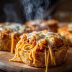 Easy Spaghetti Garlic Bread Bowls | Fast Dinner Recipe