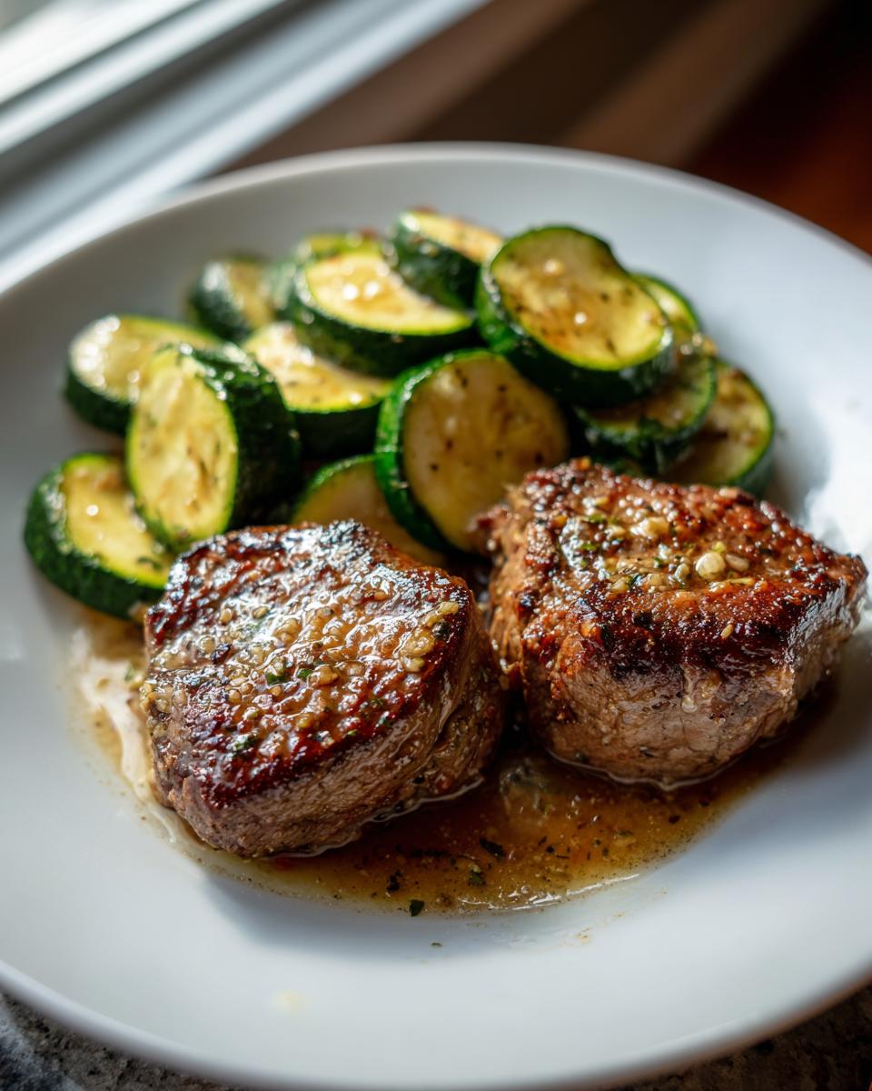 Delicious 25-Min. Effortless Garlic Butter Steak & Zucchini Delight! 5 Effortless Garlic Butter Steak & Zucchini Delight - detail 2