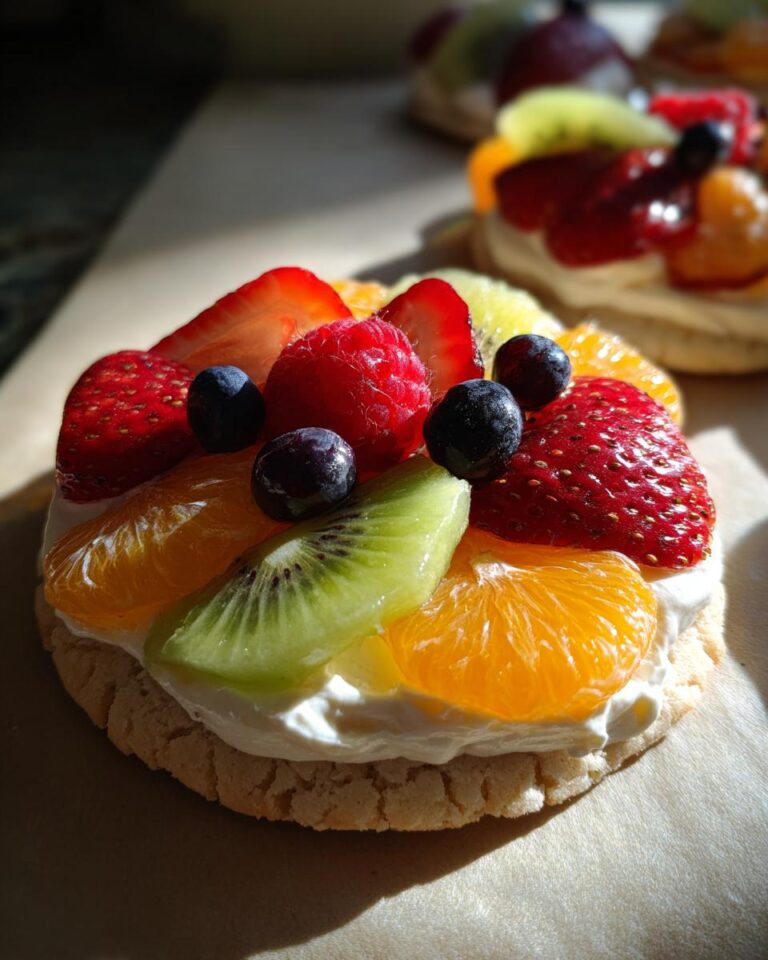 Fruit Pizza Cookies | EASY Recipe - Lauren's Latest