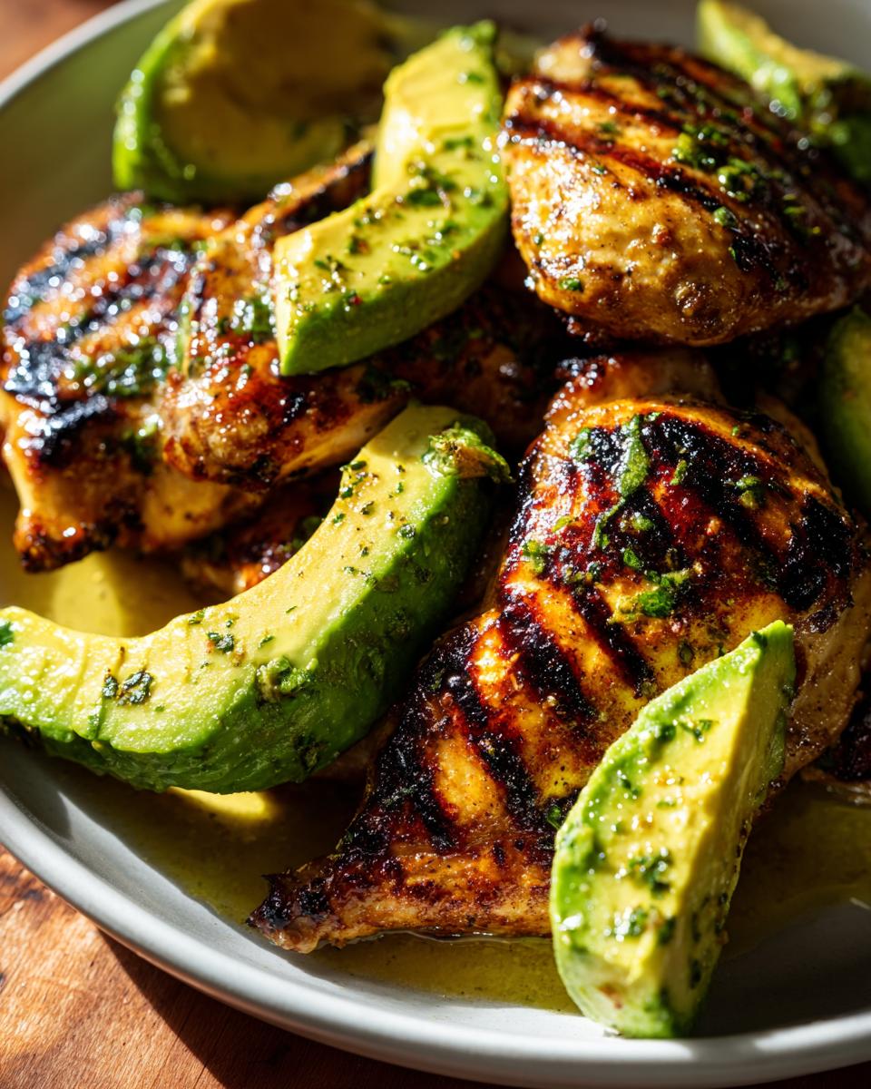 Grilled California Avocado Chicken - Easy Chicken Recipes - detail 1