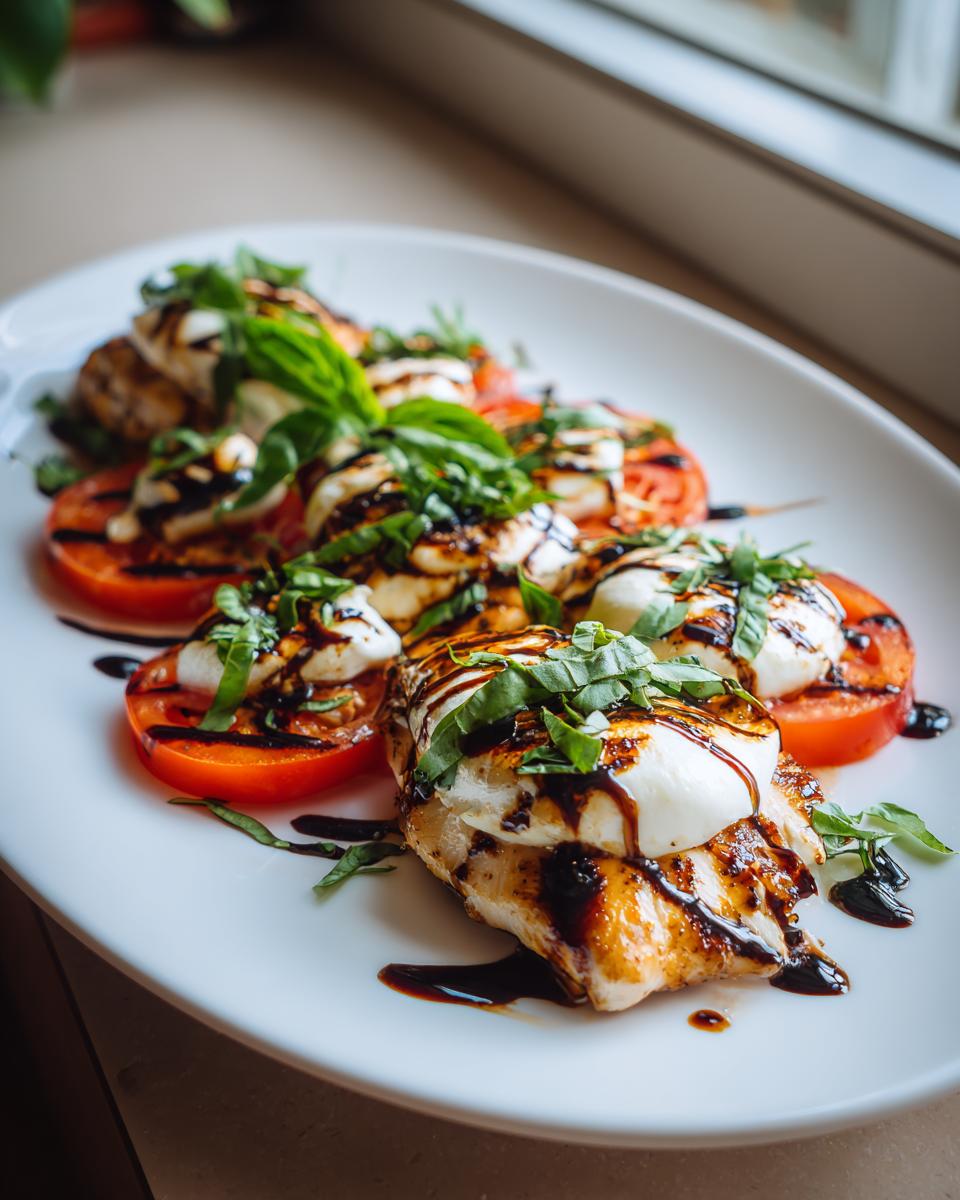 Grilled Chicken Caprese - Chef Savvy - detail 1