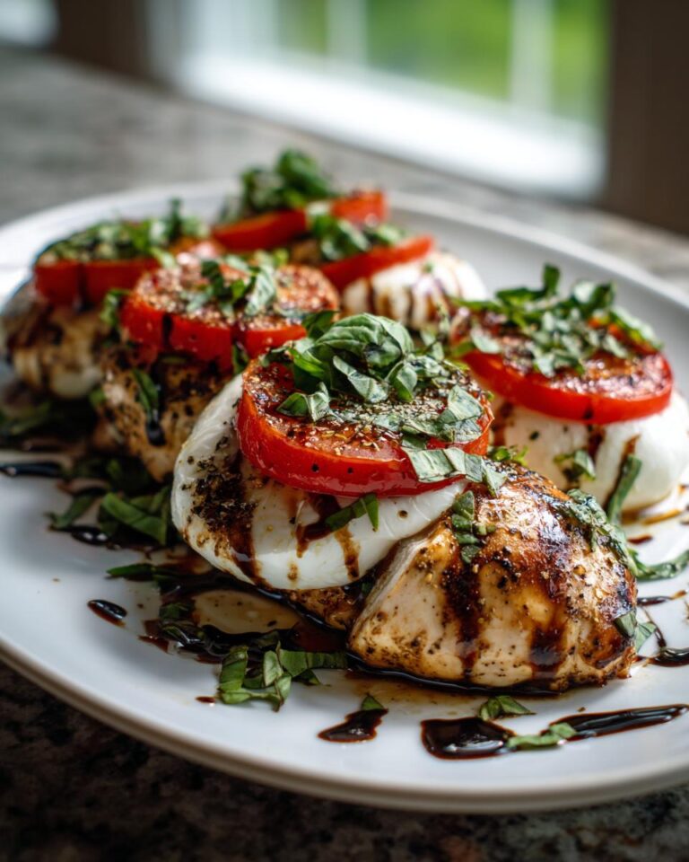 Grilled Chicken Caprese - Chef Savvy