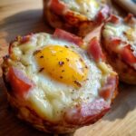 Ham, Cheese, & Egg Cups - Healthy Low Carb Breakfast Recipe!