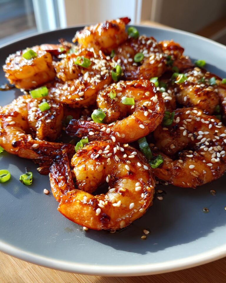High-Protein Honey Garlic Shrimp