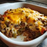 High Protein Low Carb Philly Cheesesteak Casserole Recipe