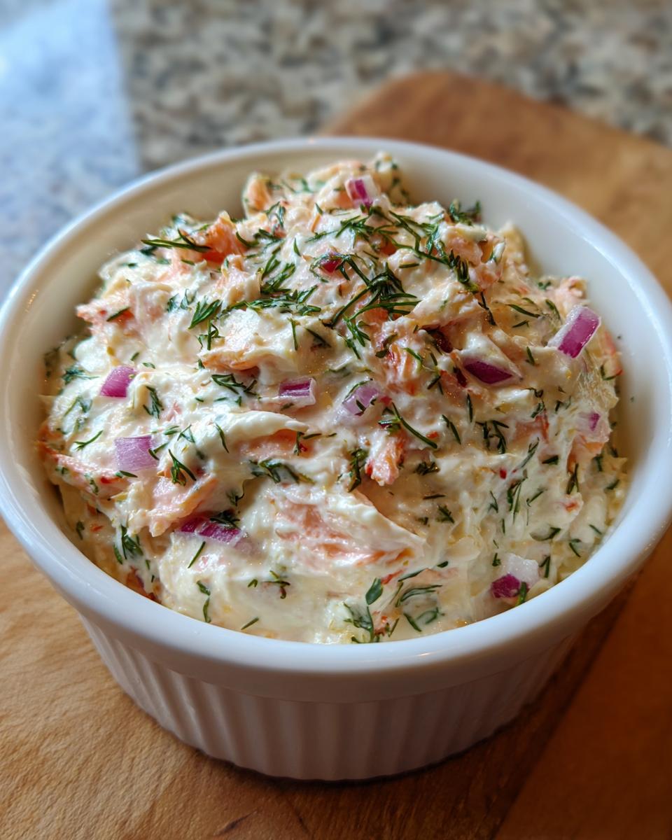 Incredibly Flavorful Smoked Salmon Dip: 3 Easy Steps! 4 Incredibly Flavorful Smoked Salmon Bagel Dip - detail 1