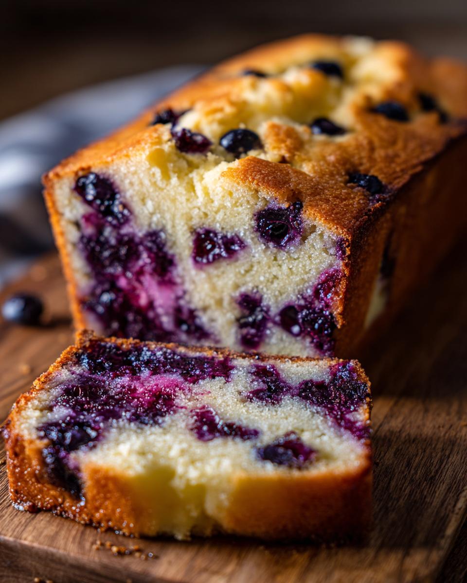 Lemon Blueberry Cake - detail 2