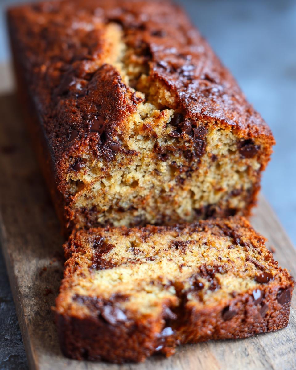 MOIST Chocolate Chip Banana Bread: 1 Recipe, Unbelievable! 4 MOIST Chocolate Chip Banana Bread - Butternut Bakery - detail 1