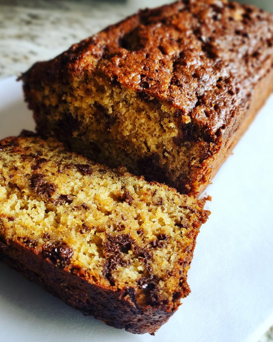 MOIST Chocolate Chip Banana Bread: 1 Recipe, Unbelievable! 5 MOIST Chocolate Chip Banana Bread - Butternut Bakery - detail 2