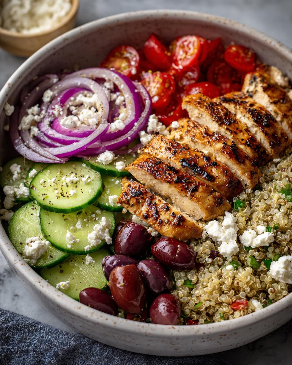 Mediterranean Chicken Bowl - detail 2