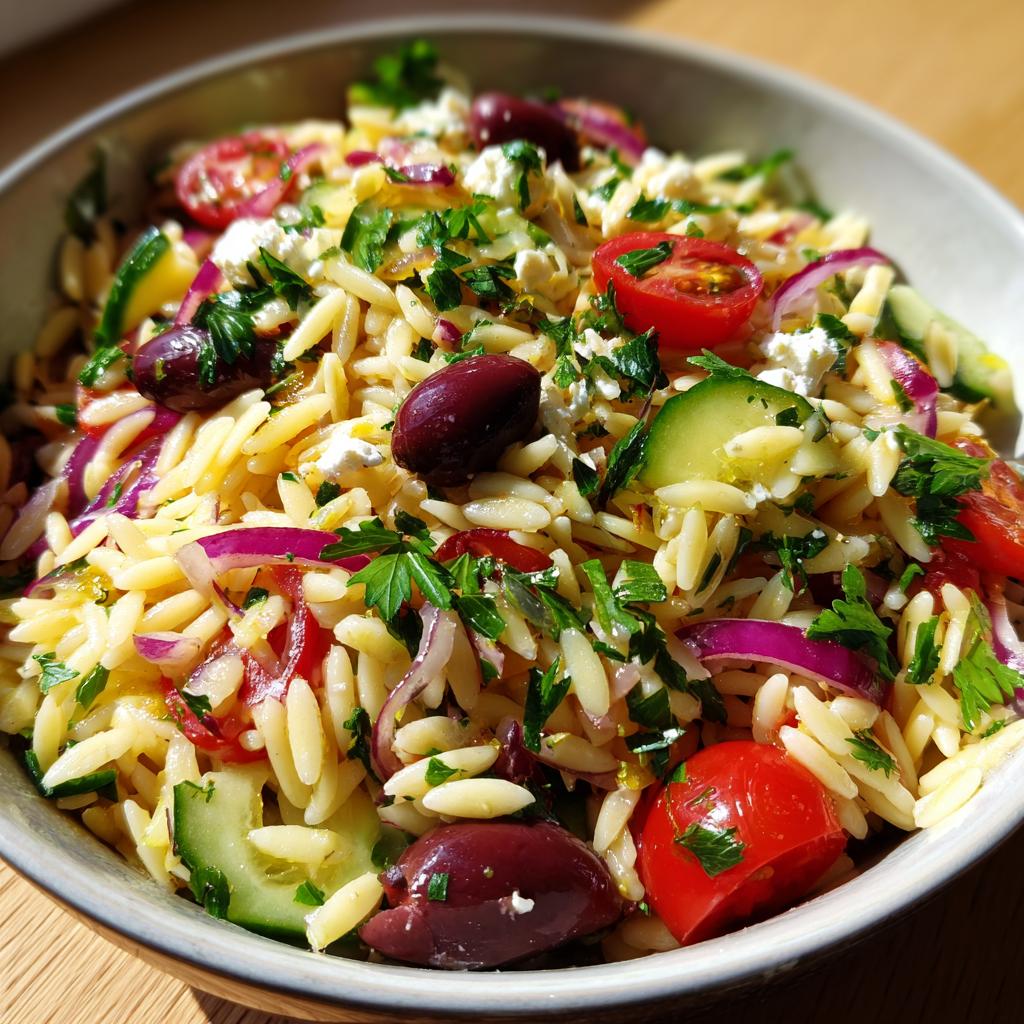 Orzo Salad Recipe: 10/10 Delicious & Easy! 4 Orzo Salad Recipe - detail 1